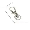 Mosquetões de Liga de Zinco para Cães, Presilhas Metálicas Tipo Semente de Melão, Presilhas Tipo Boca de Peixe, Acessórios para Bolsas, Pingentes para DIY em Atacado, Chaveiros por Atacado