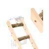 Loro pájaro juguete escalera interactiva escalera piel de tigre escalera de madera molienda garra pico columpio peonía cuerda para escalar accesorios suministros