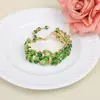 Collares, Pulseras, Anillos, Pendientes de Venta Caliente Transfronterizos, Conjuntos Completos de Circonita de Nicho de Alta Gama Tendencia Europea y Americana, Accesorios para Fiestas