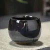 Xícara de Chá Jianzhan Queimada em Forno Tamanho Grande Cerâmica Xícara para Degustação de Chá Xícara de Anfitrião Kung Fu Chapéu de Cogumelo Conjunto de Uma Peça Xícara de Chá Tenmoku Múltiplos Estilos