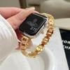 Correa de Metal en Forma de C Simple y de Gama Alta con Diamantes, Adecuada para Apple Watch iWatch 12ª Generación 11/10Se