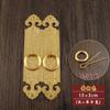 Tirador antiguo chino de cobre puro, tirador recto para puerta de gabinete, tirador de cobre Luca-making Treasure, herrajes para muebles, accesorios de cobre