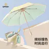 Paraguas Personalizados con Logo Imprimible, Sombrilla de Doble Uso para Sol y Lluvia para Estudiantes Mujeres, Protección Solar y Protección UV, Paraguas Plegable Manual con 70% de Descuento
