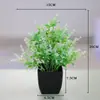 Punto Nuevo Bonsái Plantas de Decoración para el Hogar Pequeños Adornos Flores Artificiales Plantas Verdes Plantas en Maceta Flores Artificiales Fábrica Venta al Por Mayor