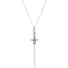 Collar de Espada Decorativa Transfronteriza Europea y Americana para Hombre y Mujer Personalidad Creativa Estrellas Mismo Estilo Joyería Estilo Hip Hop