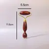 Rodillo Masajeador de Sándalo Morado, Rueda Masajeadora Raspadora Facial, Palo Masajeador Lifting y Relajante para el Contorno de Ojos de Mujer, Cepillo Meridian de Cuerno