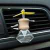 Cintura alta cubierta salida de aire en espiral botella de perfume botella vacía 8ML perfume aromaterapia aceite esencial Colgante para coche botella de aromaterapia