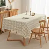 Toalha de Mesa Floral Fresca e Simples, Impermeável e à Prova de Óleo, Jogo Americano de Mesa de Jantar Sem Lavagem, Novo Modelo 2026, Toalha de Mesa de Centro de Luxo Leve de Alta Qualidade