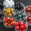 Acessórios de Joias Jingdezhen 14mm Contas Cerâmicas Redondas Acessórios para Pulseira Contas Soltas Colar de Mão Joias Artesanais DIY