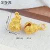 Accesorios para Joyería Chapados en Oro, Accesorios de Cuentas Hechos a Mano, Accesorios Decorativos, Cascabeles de Calabaza, Bestias Tragadoras de Oro, Accesorios Chapados en Cobre de Oro de 24 Quilates