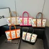 Bolso Cubo Versátil Estilo Cesta 2026 Nuevo Bolso de Mano de Moda Graffiti Bolso de Hombro Niche Cruzado Bolso para Viajes Diarios