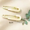 Presilhas Bico de Pato de 6cm em Cores Doces de Verão, Presilhas de Metal Estilo Coreano para DIY, Acessórios de Penteado, Presilhas que Não Marcam