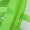 Suministro de Bolsas Moldeadas Desechables, Bolsos Ultrasónicos, Bolsas Verdes de Supermercado para Compras, Materiales Ecológicos