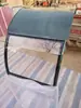 Toldo Frontal para Triciclo de Tres Ruedas, Refugio de Lluvia para Cabina de Triciclo Eléctrico, Escudo Frontal de Hierro Completamente Cerrado a Prueba de Viento, Toldo para Entrega Rápida