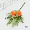 Flores Atadas a Mano con Aroma a Rosa, Ramilletes de Flores Artificiales de Seda, Flores Falsas, Ramilletes de Flores de Papel, Imanes para Refrigerador, Arreglos Florales, Flores Decorativas