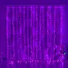Luces Decorativas LED para Fiesta de Boda Cumpleaños Cortina Transfronteriza Luces de Cable de Cobre Control Remoto de Ocho Funciones USB Cadena de Luces de Colores