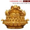 Cornucopia de latón de cobre puro Sapo Dorado lingote de dinero de cobre NACAI adornos auspiciosos regalo de apertura de tienda oficina sala de estar