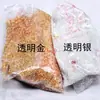 Hacer tú mismo ropa china flor brillo corona para el pelo borla material 2mm cuentas de arroz pequeñas accesorios con cuentas