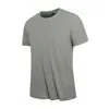 Camiseta de Manga Corta de Seda de Hielo para Hombre en Verano, Camiseta Ligera y Transpirable de Manga Corta con Cuello Redondo para Mujer, Camiseta Deportiva Casual de Secado Rápido para Correr