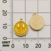 Accesorios para Joyería DIY, Colgantes Pequeños de Aleación Esmaltada, Colgantes de Flor Esmaltada, Colgantes para Marcapáginas, Colgantes para Collares y Pulseras