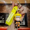 Llavero de Naruto de Segunda Generación Anime Nuevo Transfronterizo Kakashi Creativo Muñeco de Naruto Colgante para Mochila Coche