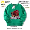 Sudadera con cuello redondo Escape from the Gate Figura de Roblox Unisex Ropa de forro polar para niños Primavera, Otoño e Invierno