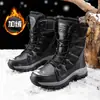 Botas de Nieve Nueva Temporada para Hombres y Mujeres, Zapatos de Algodón Forrados de Polar, Botas de Caña Alta para Exteriores, Botas Tácticas, Botas para Senderismo y Acampada