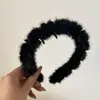 Faixa de Cabelo de Pelúcia com Estampa de Leopardo e Coroa Alta para Mulheres, Grampo de Cabelo de Alta Qualidade para Lavar o Rosto e Pentear o Cabelo
