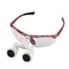 Lupa Quirúrgica Microscopio para Dentista con Dispositivo de Luz, Gafas Protectoras Antivaho, Lupa Dental