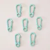 Llavero Mosquetón de Aleación Pintado de Colores Hecho a Mano DIY Cadena para Bolso Teléfono Colgante Hebilla Colgante Accesorios de Joyería