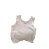 Roupa Infantil 2025 Verão Novo Camiseta Básica Regata para Meninas Roupa de Verão Bebê Renda Regata Básica Sem Mangas Camiseta Trbottomy