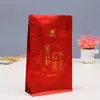Saco de Folha de Alumínio com Selo para Embalagem de Chá Verde Longjing, Saquinho de Chá com Logotipo Impresso, Saco de Embalagem de Grau Alimentício com Zíper