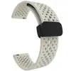 Adequado para Relógio Samsung/Huawei/Xiaomi Malha Respirável Dobrável Fivela Magnética Pulseira de Silicone 20/22mm