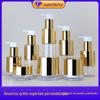 Novo pet galvanizado ouro prensando garrafa garrafa de água de tonificação de pele garrafa essência garrafa de cosméticos de alta qualidade sub-engarrafamento materiais de embalagem