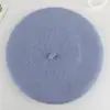 Boina de Lana para Mujer Otoño e Invierno Estilo Coreano Británico Vintage Color Caramelo Invierno Lana Tejida Color Sólido Sombrero de Pintor Beilei