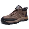 Sapatos de Cano Alto de Algodão Transfronteiriços, Botas de Neve Quentes de Veludo de Inverno, Sapatos Externos Espessados para Homens Resistentes ao Frio do Nordeste Antiderrapantes com Solado Grosso