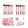Herramientas de Belleza Más Vendidas Transfronterizas Set de 35 Piezas Combinación Set de 20 Piezas Huevo de Belleza Tijeras para Cejas Bolsa de Almacenamiento Brocha para Mascarilla Facial de Una Línea