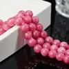 Hilo de Algodón Rodolita Jiiruiya Ágata Calcedonia Cuentas Sueltas Pulsera Trenzada Semiacabada DIY Accesorios para Collar de Cuentas Redondas