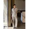 Traje Casual Versátil de Dos Piezas para Mujer con Pantalones de Pierna Ancha, Estilo Nuevo Otoño 2026 para Venta al por Mayor y Distribución