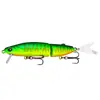 Señuelo Transfronterizo Multi-Sección Pez Biónico Señuelo Duro 12cm Flotante y Sumergible Set de Señuelos de Pesca 10 Colores Equipo de Pesca