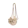 Bolso de Mujer de Acrílico Flor de Cadena 2025 Nuevo Bolso de Hombro de Nicho Europeo y Americano Bolso Bandolera Personalizado Bolso de Cena para Mujer Bolsos