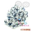 Cuentas planas de 6MM8MM color de retención de alta temperatura color de galvanoplastia vidrio de cristal de alta calidad cuentas de rueda fabricantes soporte pequeño lote mixto