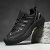 Zapatos de senderismo para hombre de gran tamaño transfronterizos para exteriores, nuevos zapatos deportivos casuales de otoño, puntera cerrada, suela gruesa, antideslizantes, zapatos de trekking todoterreno