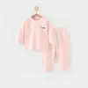 Roupas de Outono para Bebê Calças de Outono Primavera Outono Inverno Camada Base Conjunto de Roupa Íntima Infantil Roupas Quentes para Bebê Conjunto Separado de Duas Peças