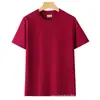Camiseta Romana de Algodón con Amoníaco Líquido de Manga Corta Personalizada Unisex Gruesa Opaca Holgada Fresca Transpirable Manga Media Verano Estampada