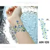 Tengo Gama Completa de Calcomanías de Tatuaje de Flores Sencillas Calcomanías de Tatuaje Impermeables Realistas Fábrica Social de Rosas Venta al por Mayor Calcomanías de Tatuaje Oscuro