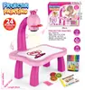 Mesa de Pintura Proyectora Inteligente Transfronteriza para Niños con Luz y Música, Mesa de Dibujo para Aprender Graffiti y Escritura DIY, Juguetes al por Mayor