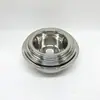 Pote Grande de Aço Inoxidável com Borda Invertida para Tempero Bacia para Tempero Não Magnética Utensílios de Cozinha para Assar Bacia para Tempero Multifuncional