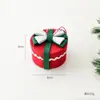 Nuchi Decorações de Natal Transfronteiriças Mini Pacote de Presente de Natal Caixa de Presente Pequenos Enfeites Decoração de Árvore de Natal Pingentes