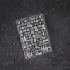 Pegatinas para Uñas Tensor Lujo Ligero Patrón de Moneda de Cobre que Trae Fortuna M1343 Lindas Pegatinas para Uñas de Bolsa de la Suerte de Caqui de Año Nuevo